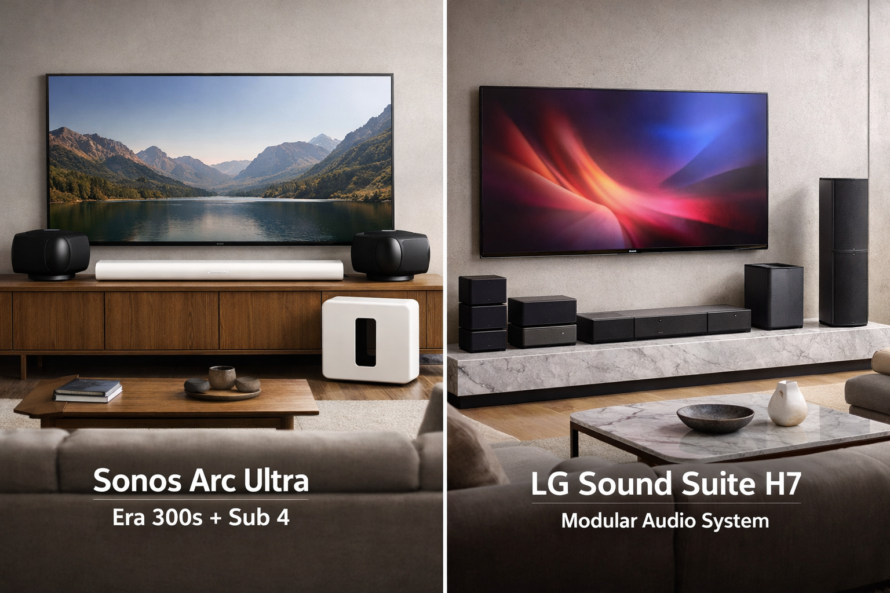 Sonos Arc Ultra vs LG Sound Suite H7