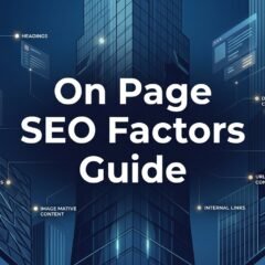 On Page SEO Factors