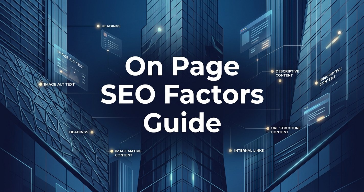 On Page SEO Factors