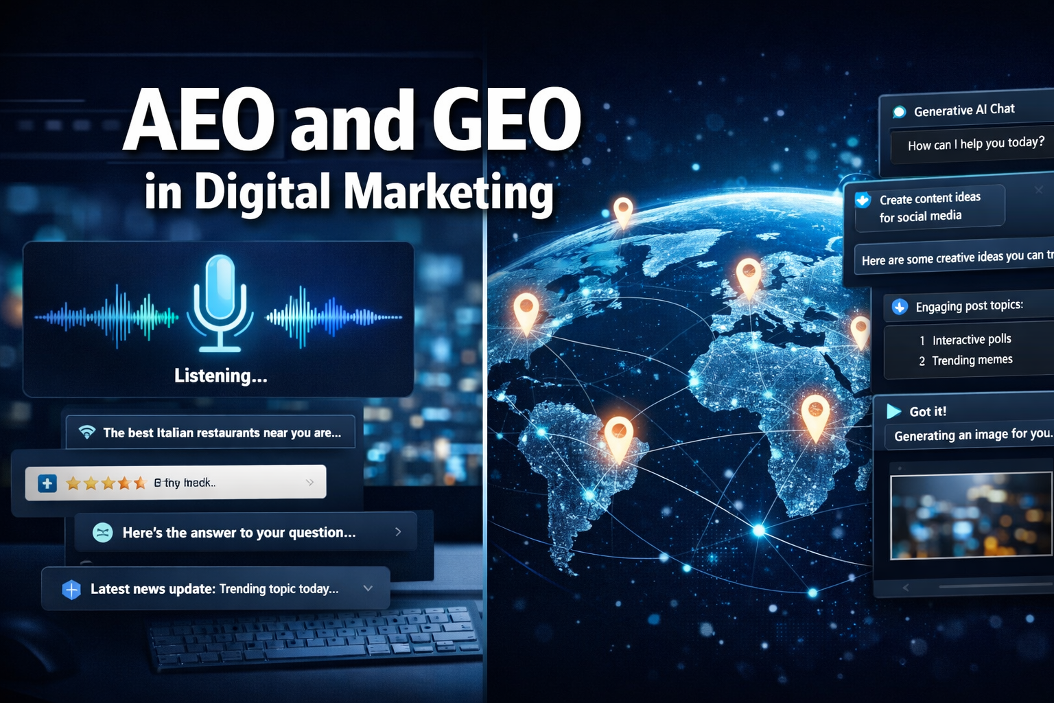 AEO and GEO in Digital Marketing