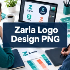 Zarla Logo Design PNG