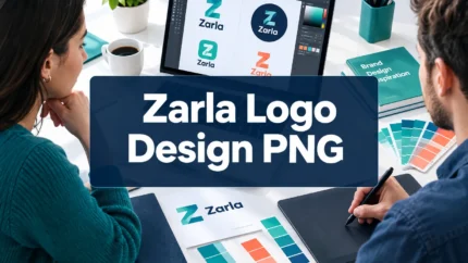 Zarla Logo Design PNG